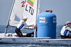 Buriuotoja V. Andrulytė pasaulio čempionate kol kas yra toli nuo lyderių