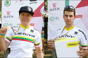 Dviratininkai K. Sosna ir Š. Pacevičius – penkiskart šalies MTB olimpinio kroso čempionai