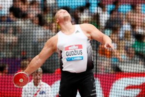 „Deimantinės lygos“ etape Londone A. Gudžius buvo trečias ir iškopė į finalo varžybas