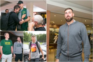 Krepšinio vasara sugrįžo: atvykstančius į rinktinę sveikino A. Sabonio juokas, apsilankė ir J. Valančiūnas