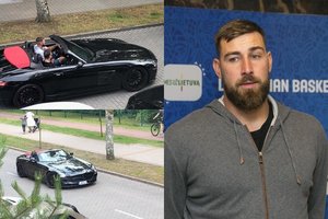 Jonas Valančiūnas valstybinį automobilio numerį „Wolf“ pasirinko ne šiaip sau: tai susiję su šeima