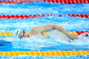 Galingai finišavęs D. Rapšys užtikrintai pateko į 200 metrų distancijos finalą