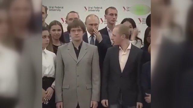 Studento poelgis per V. Putino apsilankymą universitete sprogdina internetą