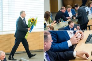 Gimtadienio dovana S. Skverneliui: Seimas pritarė jo kandidatūrai