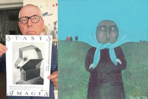 Prie Stasio Eidrigevičiaus jubiliejinės puotos stalo Gran Kanarijoje – pieštukai ir popierius