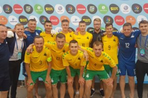 Lietuvos paplūdimio futbolo rinktinė pasitraukė iš kovos pasaulio čempionato atrankoje