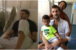 Iš komos pabudęs O. Kuzmičius sparčiai sveiksta – pasidalino džiugia nuotrauka