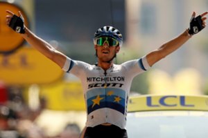  17-ajame „Tour de France“ lenktynių etape greičiausias buvo italas M. Trentinas 