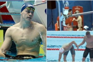 Visų engiamas D. Rapšio varžovas S. Yangas lietuviui netrukdo – apsikabino ir ištiesė pagalbos ranką