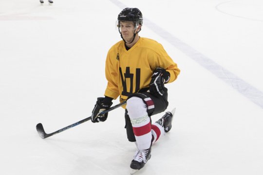 N. Ališauskas su „Dinamo“ sužaidė pirmąjį kontrolinį mačą ruošiantis KHL sezonui 