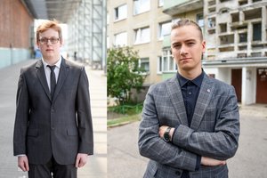 Po penkis šimtukus iš egzaminų surinkę vaikinai talento galia netiki