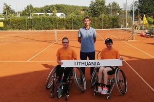 Lietuvos neįgalieji tenisininkai – tarptautinėje treniruočių stovykloje Olandijoje