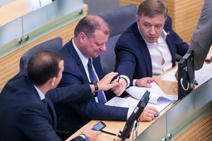 Valstiečių frakcijos elgesys nustebino S. Skvernelį: „Man čia buvo naujiena“