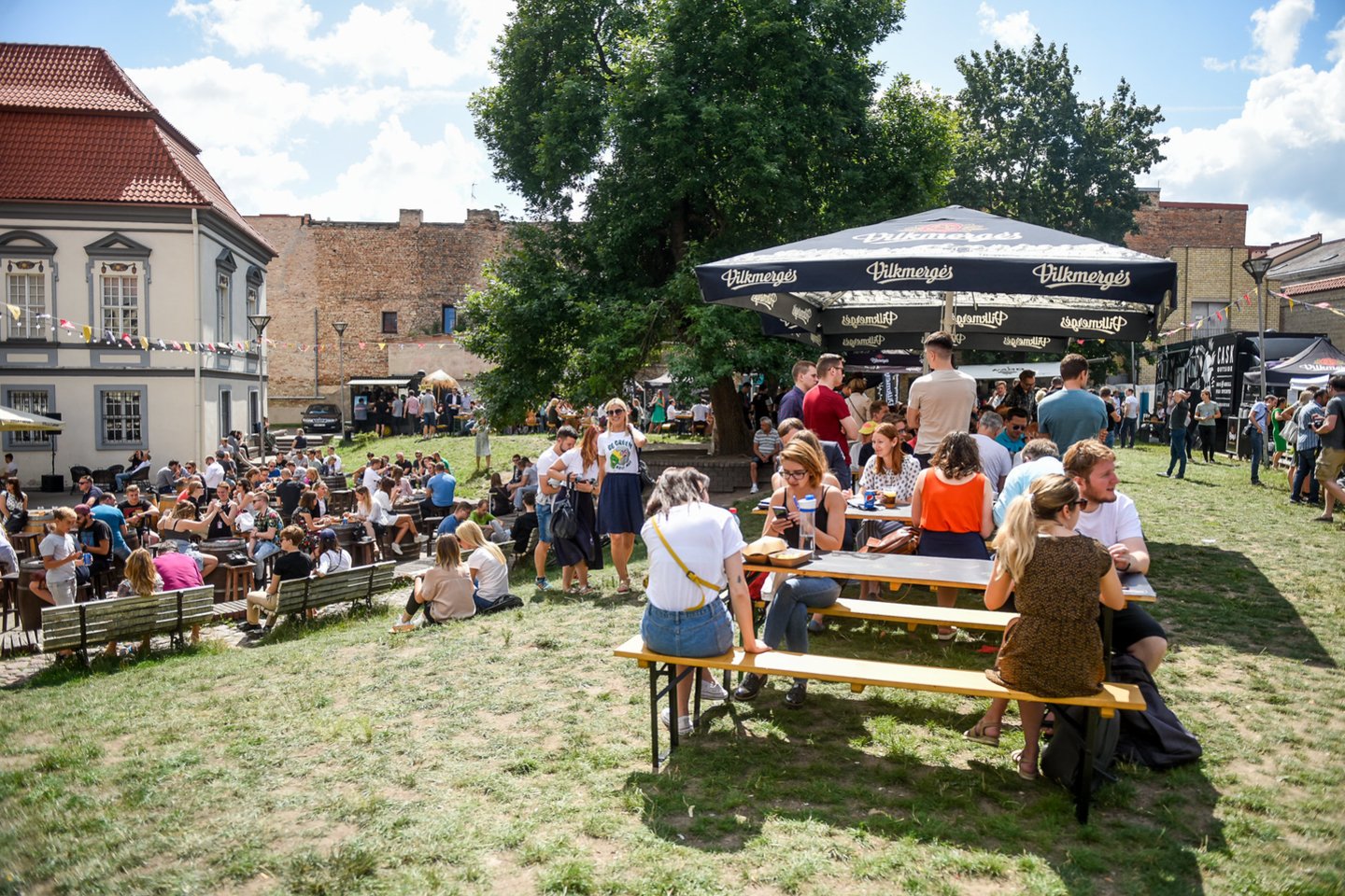 Ketvirtadienį jau penktąjį kartą vyko festivalis „Vilnius Burger Fest“.<br>D.Umbraso nuotr.