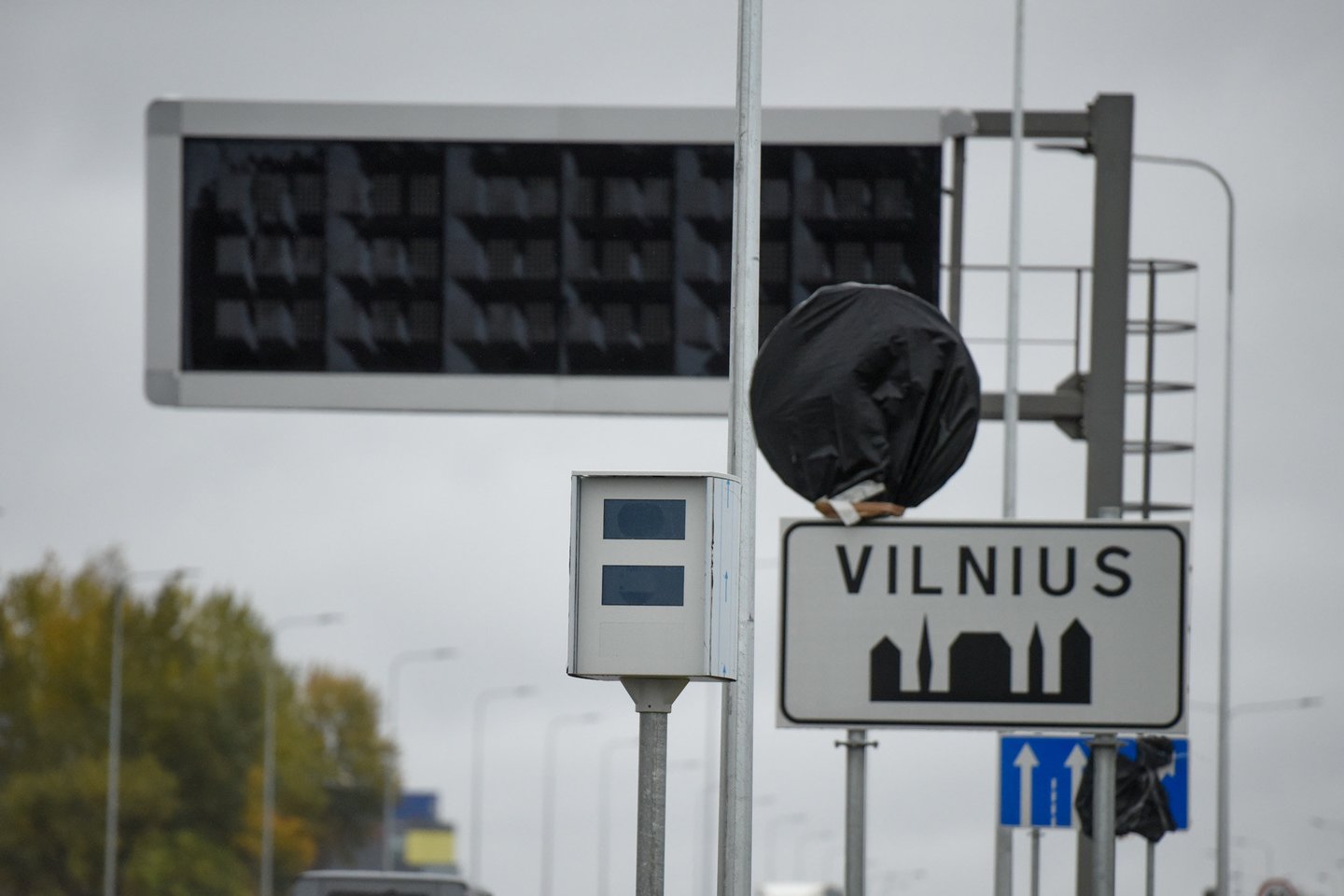  Daugiausiai pažeidėjų užfiksuoja Vilniuje įrengti stacionarūs greičio matuokliai.<br> D. Umbraso nuotr.