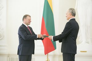 S. Skvernelis ir G. Nausėda susitiko du kartus, bet pranešė apie vieną