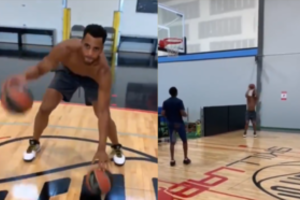 Pamatykite: buvusio žalgiriečio B. Davieso treniruotė „Barcelona“ klube