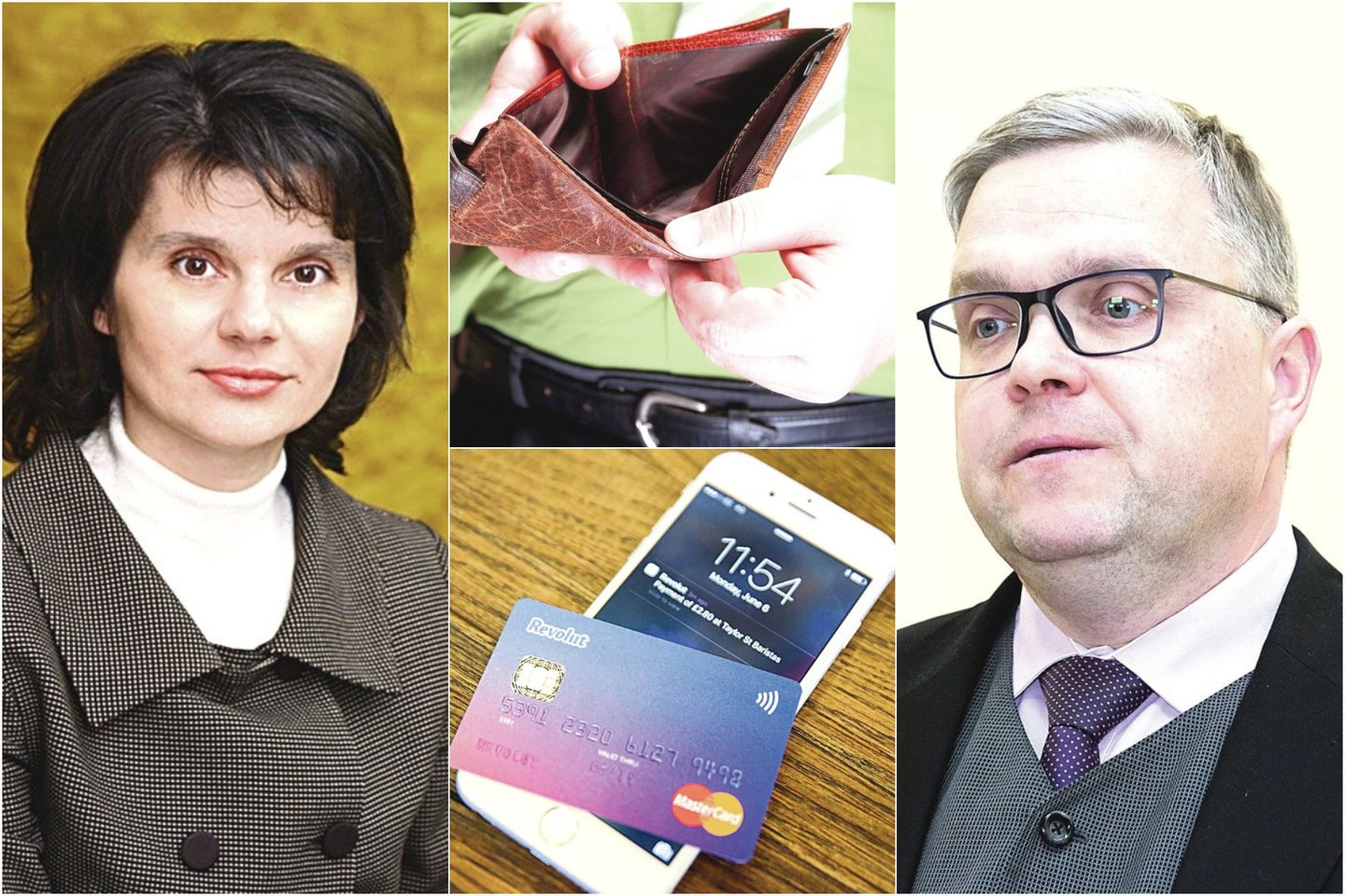  Lietuvoje radę spragą piktybiški skolininkai rodo špygą iš užsienio.<br> lrytas.lt koliažas