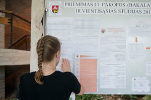 Skelbia priėmimo į aukštąsias rezultatus: sužinokite, kaip sekėsi