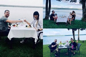 Itin jaukioje vietelėje Katažina ir Deivydas Zvonkus atšventė medines vestuves