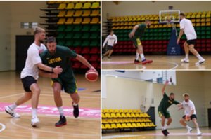 D. Sabonis ir J. Valančiūnas jau pluša Palangoje, bet praleis dvikovą su Ispanija