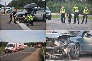 Tragiška avarija kelyje Vilnius-Utena: mergaitė neišgyveno, aiškėja, kaip susidūrė automobiliai