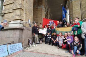 Po skandalu virtusio R. Šimašiaus sprendimo – piketas, žydų bendruomenė palaiko Vilniaus merą