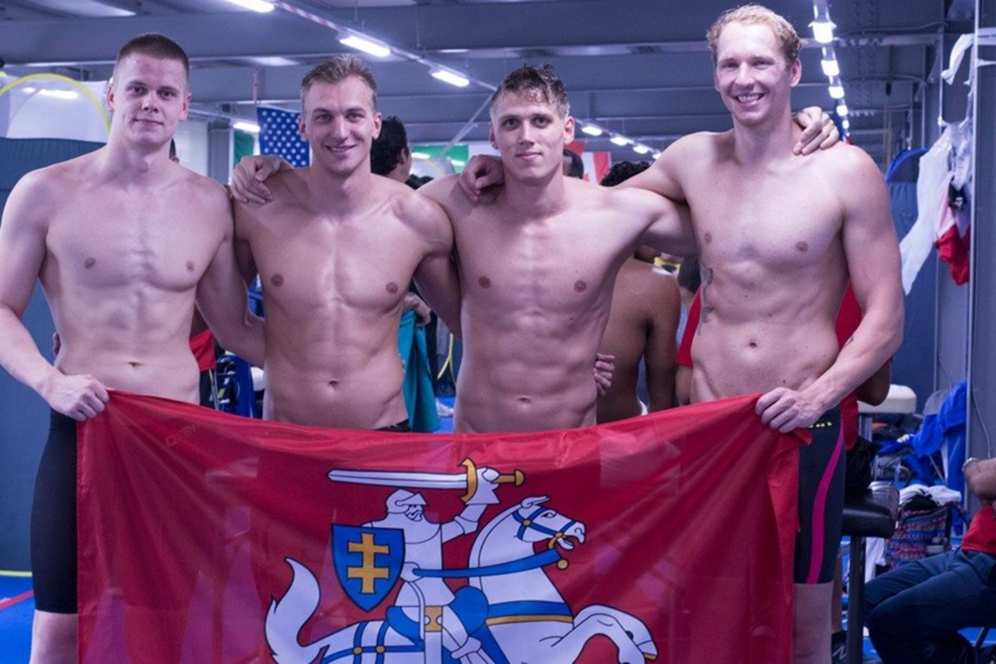  Lietuvos plaukimo kvartetas pateko į Tokijo olimpiadą<br> ltuswimming nuotr.