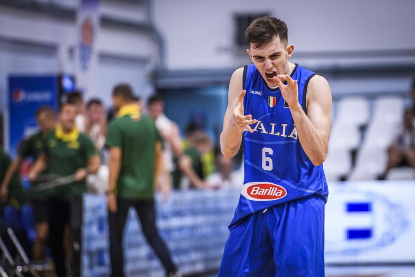  Lietuvos aštuoniolikmečių krepšinio rinktinė nesugebėjo įveikti Italijos <br>FIBA.com nuotr.