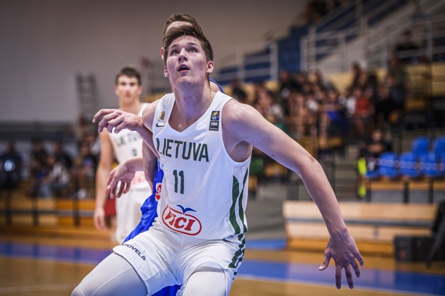  Lietuvos aštuoniolikmečių krepšinio rinktinė nesugebėjo įveikti Italijos: Ąžuolas Tubelis<br>FIBA.com nuotr.