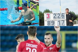 Lietuvos sporto savaitė: D. Rapšio nelaimė, lengvaatlečių rekordai ir galinga „Sūduva“