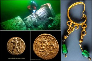 Po vandeniu aptiko ištisą senovinį lobį: „Ten auksas, indai, ir dar daugiau aukso“