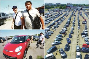 Atvykėlių iš Azijos dievinamame Lietuvos mašinų turguje – tyla prieš audrą