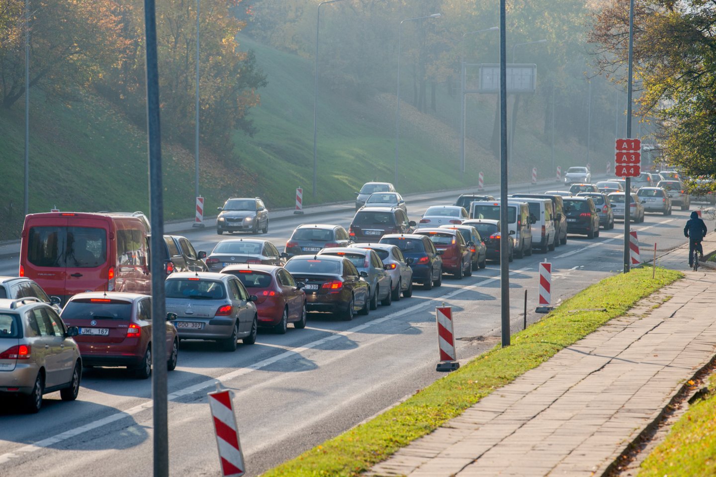 Tarptautinės organizacijos ne vienus metus Lietuvai siūlo įvesti taršių transporto priemonių mokesčius.<br>J.Stacevičiaus nuotr.