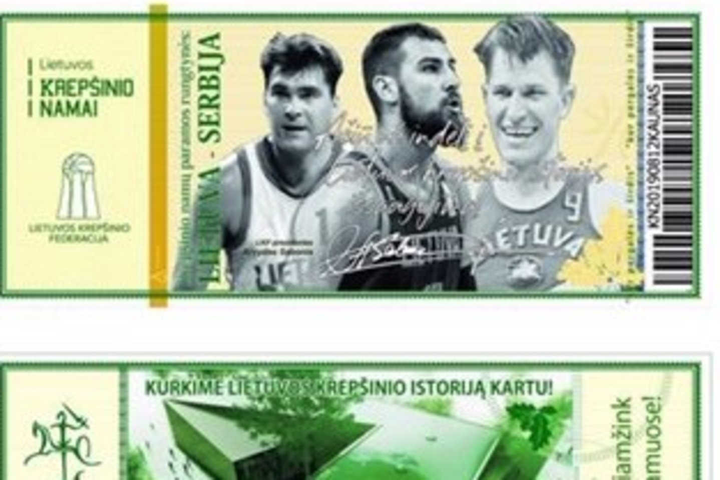  Sirgaliai gaus ypatingus bilietus Lietuvos rinktinės draugiškose rungtynėse su Serbija.<br> LKF nuotr.
