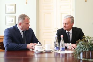 G. Nausėdos ir A. Palionio susitikime – klausimai dėl žemės ūkio ministerijos perkėlimo į Kauną