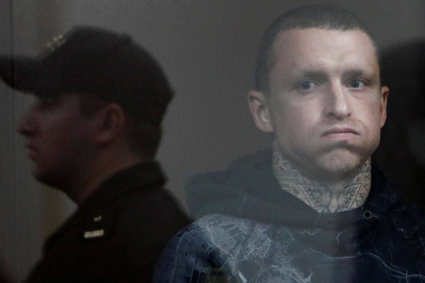  Pavelui Mamajevui už trims vyrams padarytus kūno sužalojimus buvo skirta vienerių metų ir penkių mėnesių laisvės atėmimo bausmė. <br> Reuters/Scanpix nuotr.