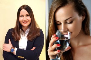 Specialistė patarė, kaip nustatyti, kiek jums per dieną reikia išgerti vandens