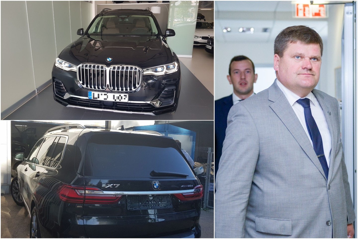 BMW X7 buvo didelė Seimo nario Aurimo Gaidžiūno svajonė. <br> Asmeninio archyvo ir J. Stacevičiaus nuotr.