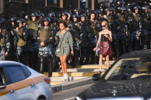 Maskvos valdžia leido surengti opozicijos mitingą neįregistruotiems kandidatams paremti