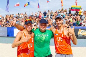 Tinklininkai P. Stankevičius ir A. Knašas Lenkijoje iškopė į pagrindines varžybas 