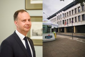 Sutrikdė vaizdas po Aurelijaus Verygos langais: kažkaip nesiderina