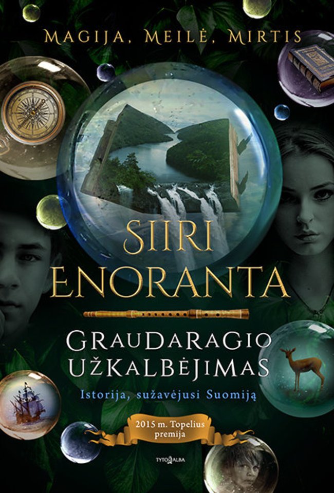 S.Enorantos romanas „Graudaragio užkalbėjimas“ – tai magijos pilna istorija apie atokią salą, kurioje gyvena liūdesio žmonės, ir Aušros princesę Sadėją.