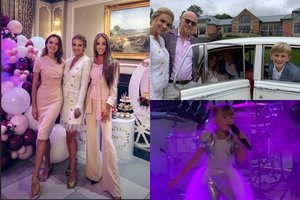 Pasakiškoje puotoje – išsipustę britų milijardierius su mylimąja Modesta, A. Valentaitė, V. Siegel