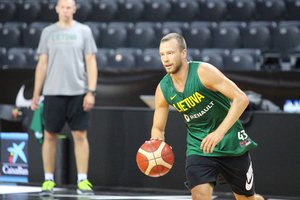 Lietuvos rinktinė surengė treniruotę Ispanijoje