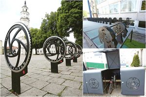 Dviračių stovai jau virsta meno kūriniais, tačiau dviratininkai turi vieną paprastą norą