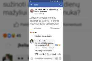 Pakraupo įsijungusi mamyčių grupę feisbuke: tos mamos – nestabilios
