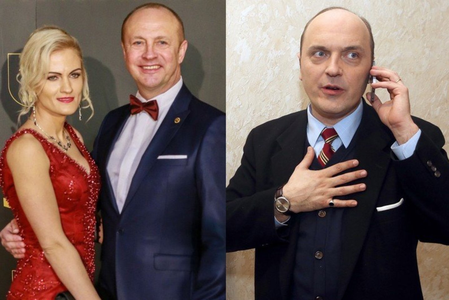 Ričardas Malinauskas su Vaida ir Giedrius Drukteinis.
