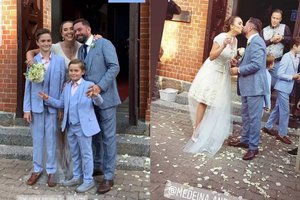 Nidoje verslininkas Liudvikas Andriulis vedė sužadėtinę Medeiną Čijauskaitę