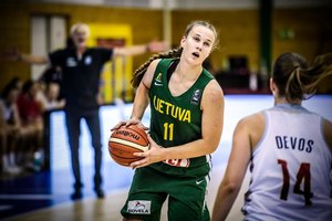 Lietuvos 20-metės krepšininkės nesustabdė varžovių lyderių trio ir pralaimėjo Belgijai
